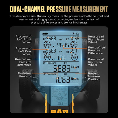 AUTOOL PT660 Brake Pressure Gauge Pressure Gauge