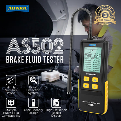 AUTOOL AS502 best brake fluid tester