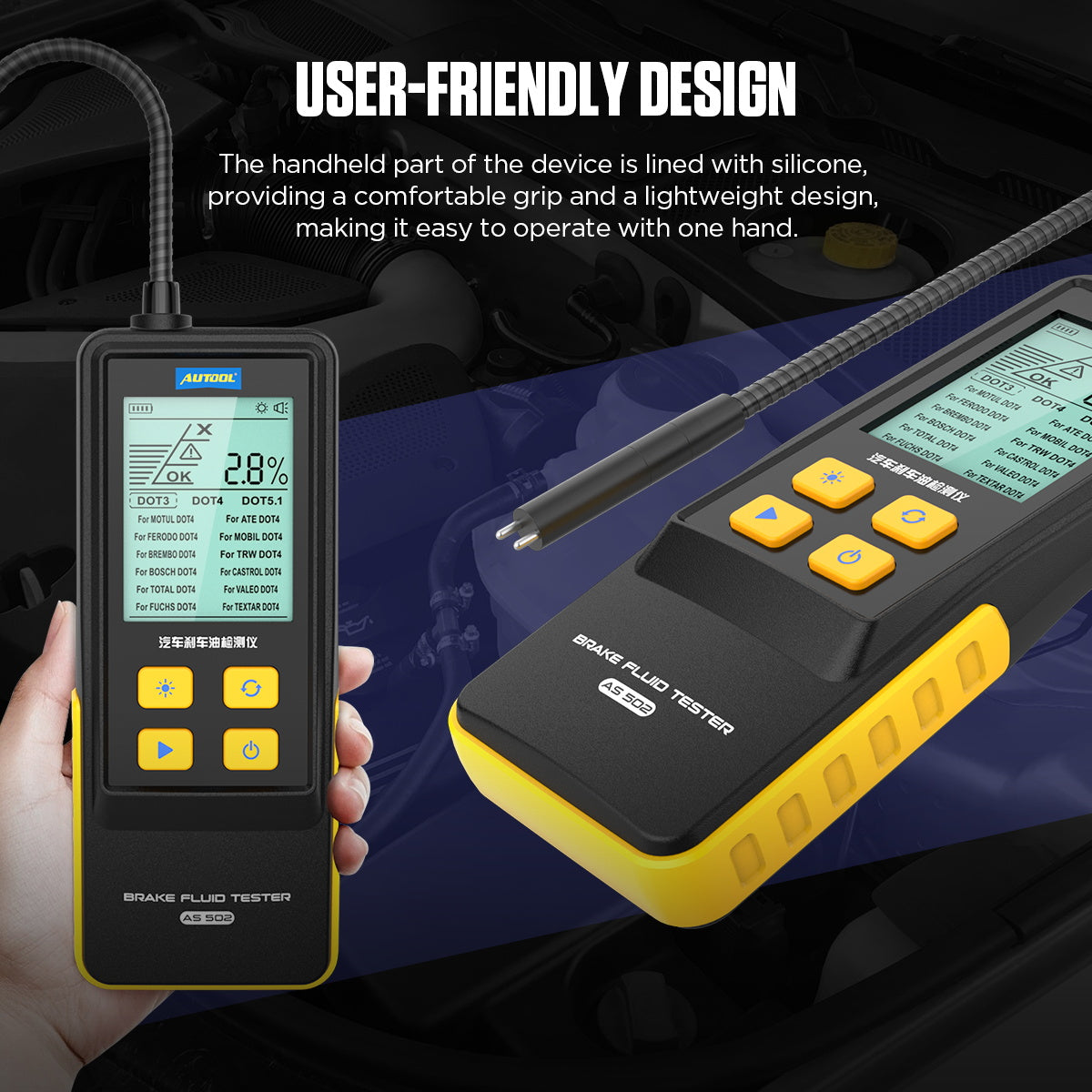 AUTOOL AS502 brake fluid moisture tester