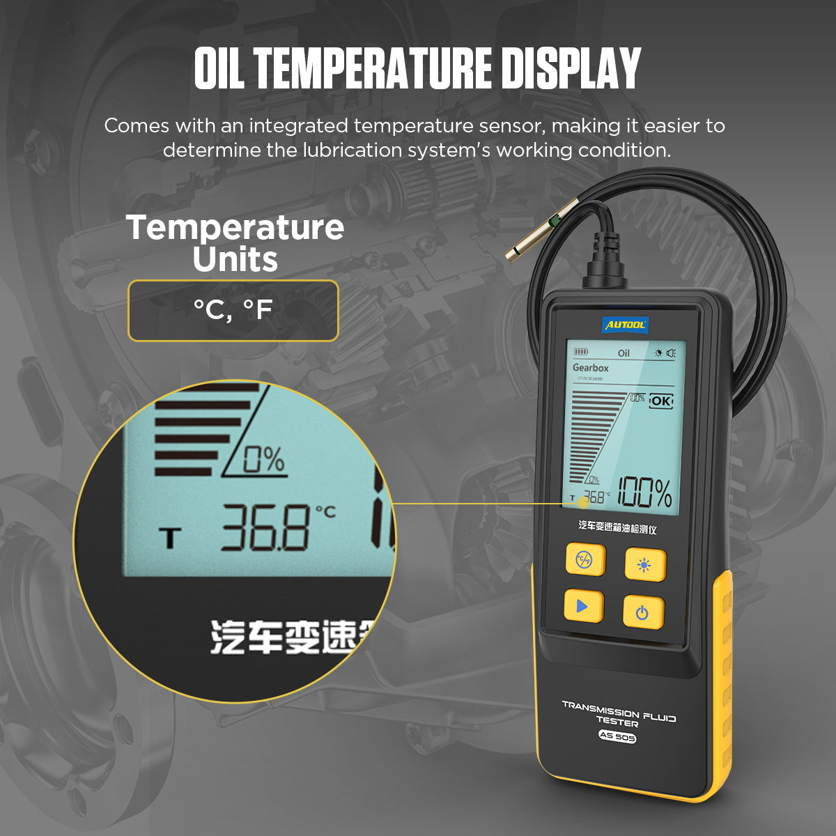 AUTOOL AS505 ATF Exchanger Transmission Oil Tester