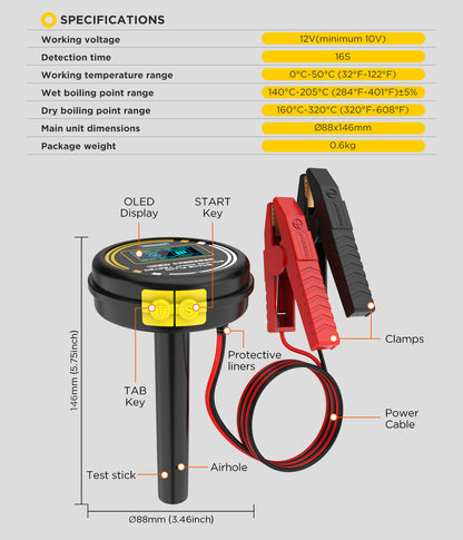 AUTOOL AS506 Automobile Brake Fluid Tester