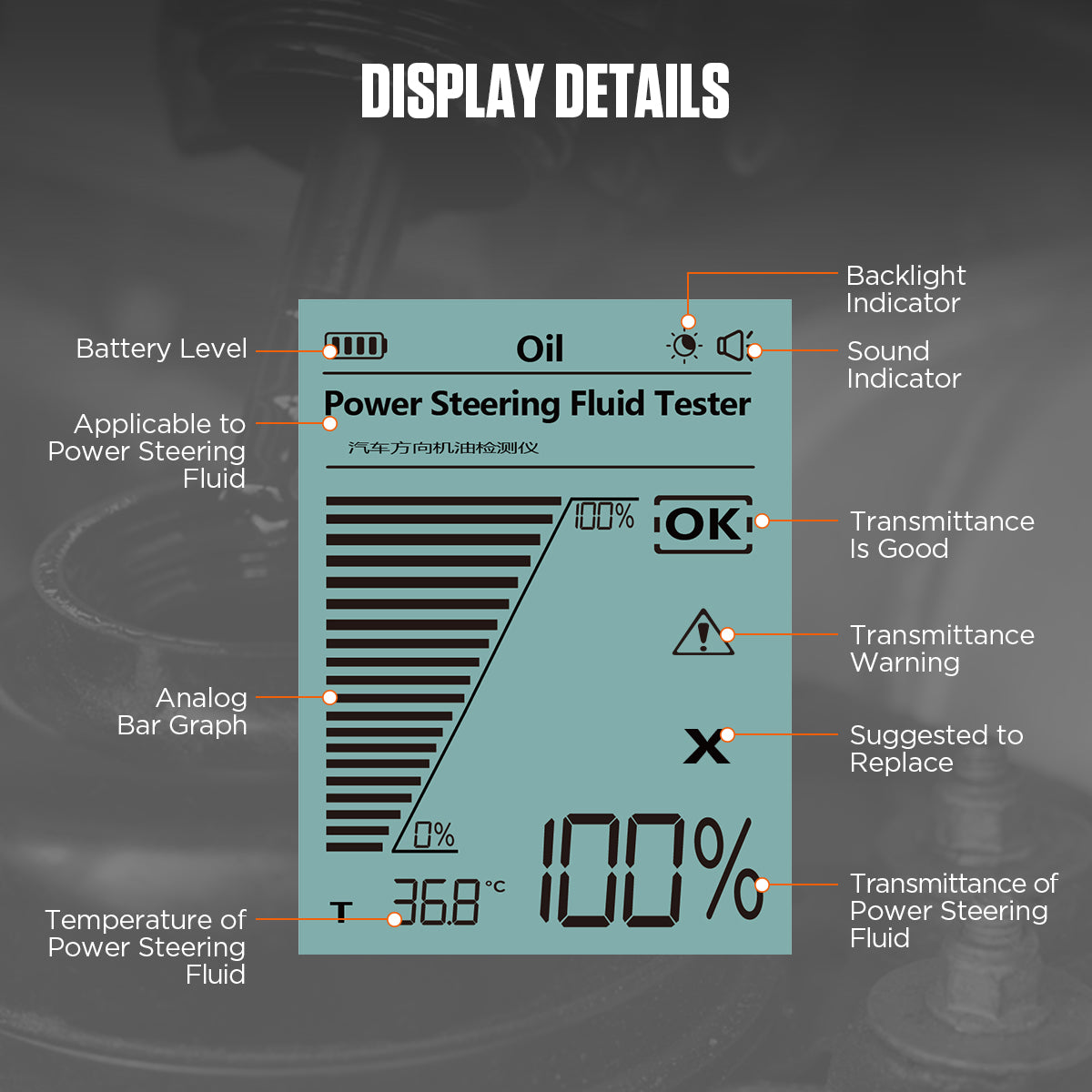 AUTOOL AS507 Power Steering Fluid Tester