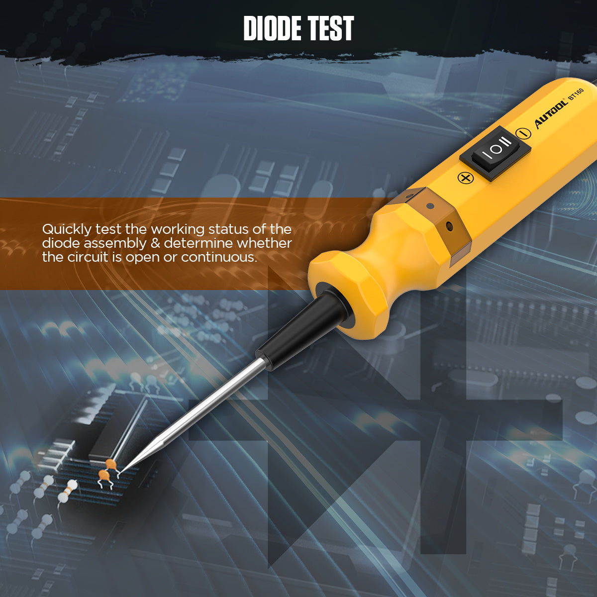AUTOOL BT160 Car Circuit Tester Diode Test