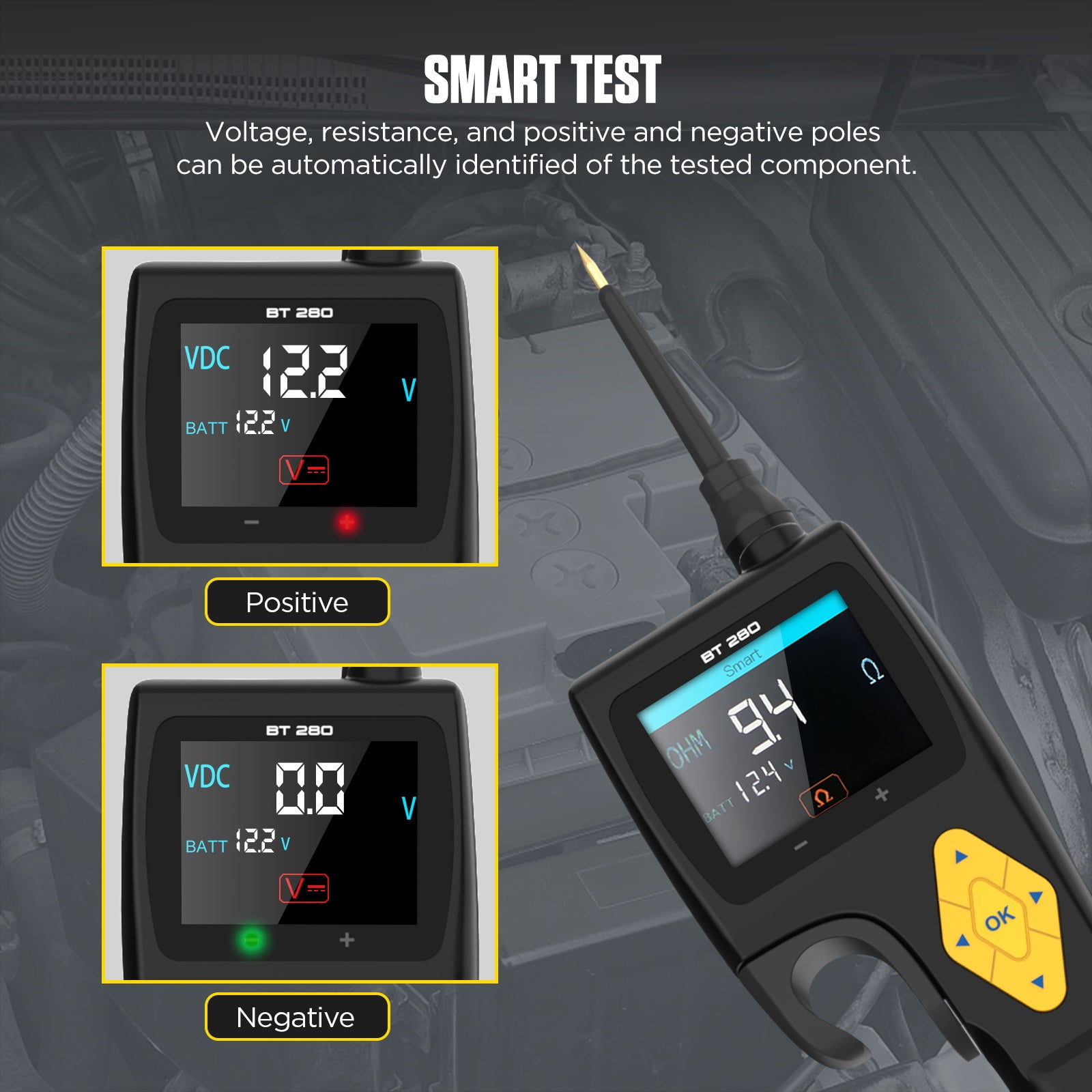 BT280 Battery Tester smart test