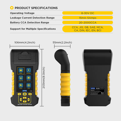 AUTOOL BT880 battery tester7