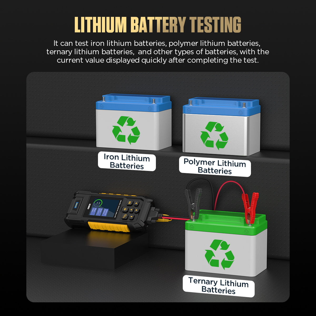Car Battery Tester Lithium Battery Testing