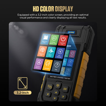 AUTOOL BT960 Car Battery Tester HD Color Display