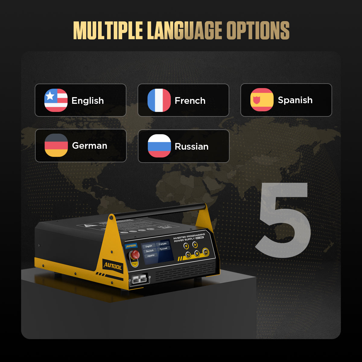 AUTOOL EM385 ECU programming Multiple Language Options