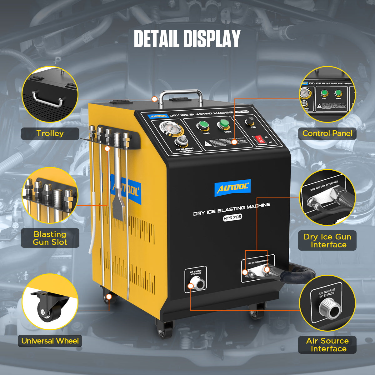 Dry Ice Blasting Machine