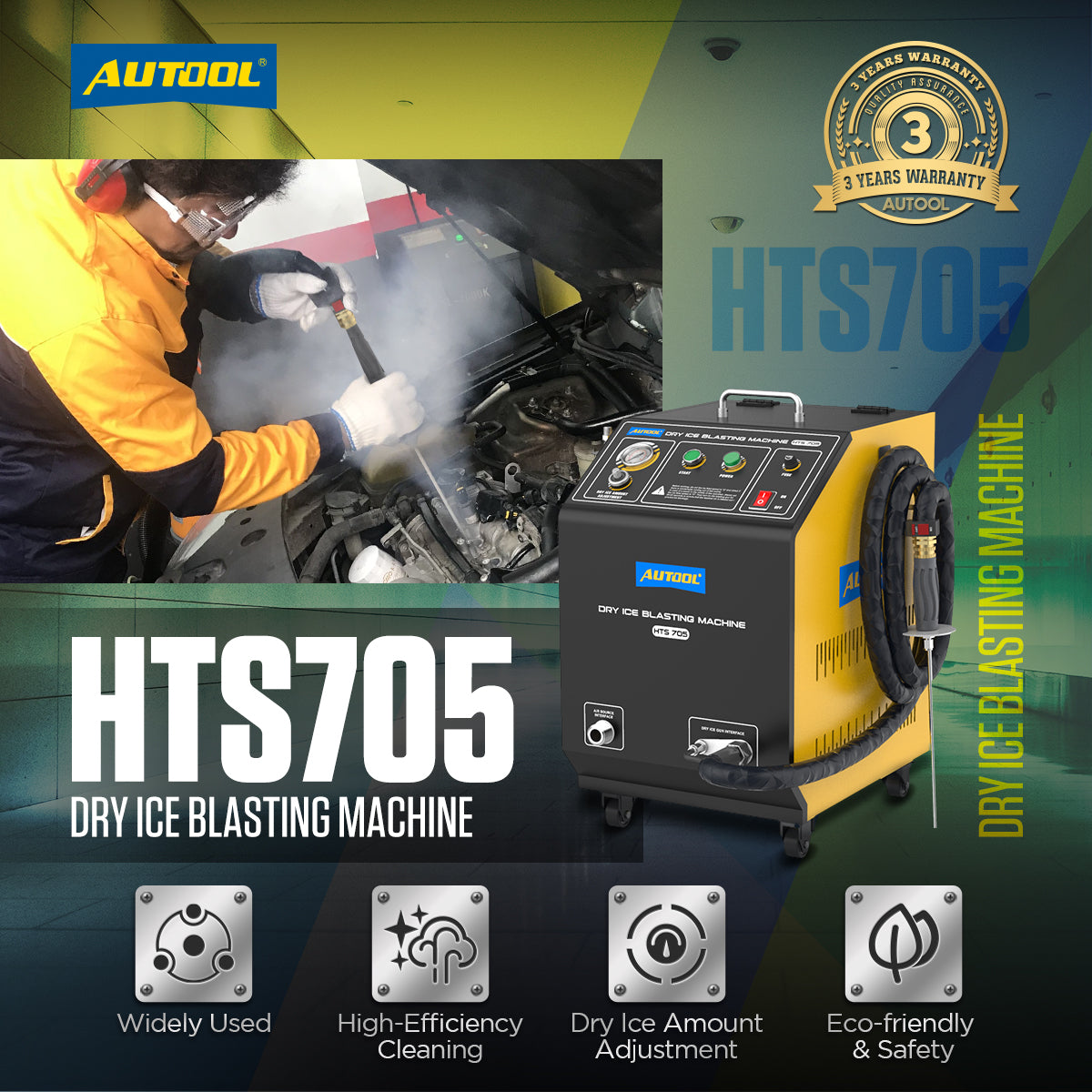 Dry Ice Blasting Machine