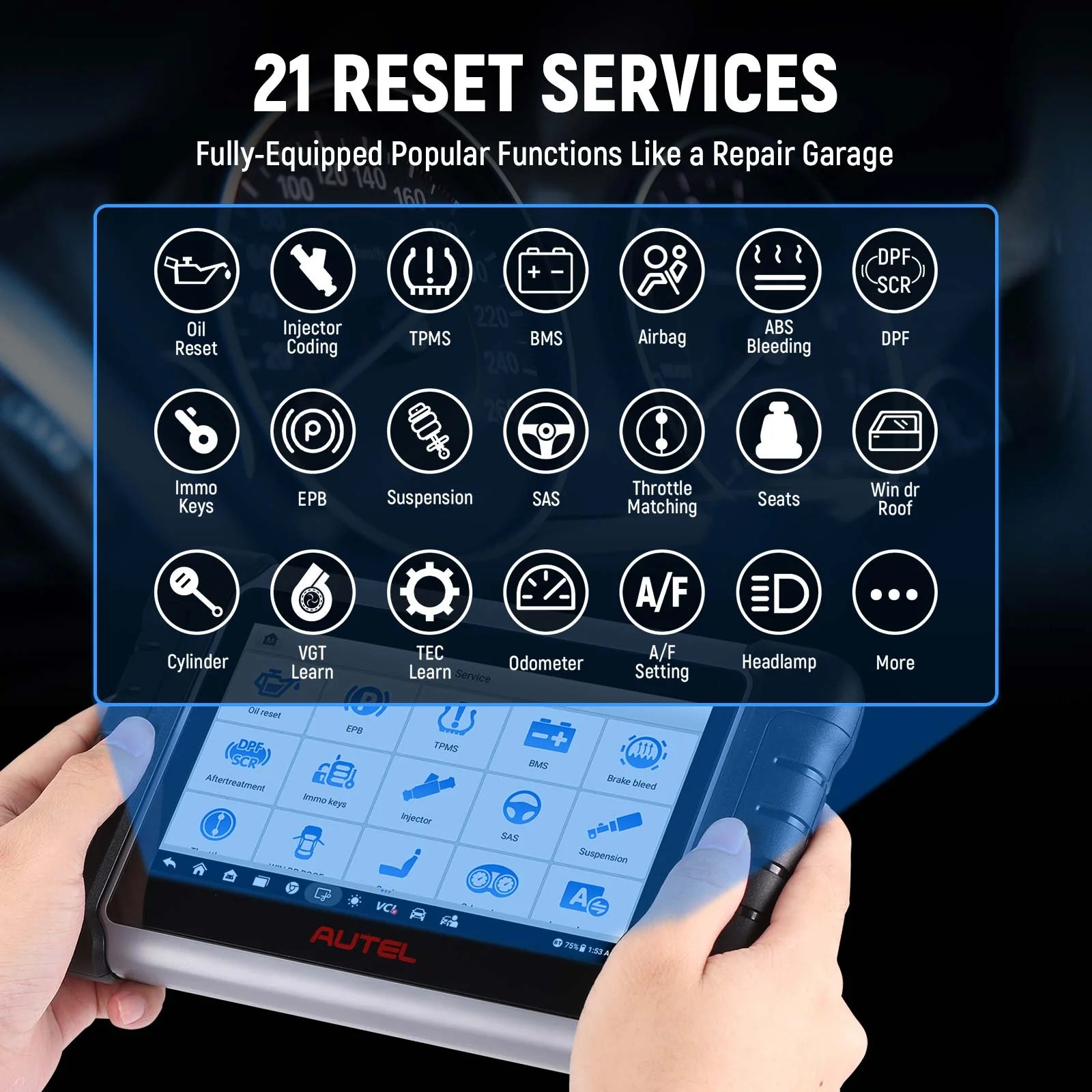 Autel MaxiCOM MK808Z-BT Bi-Directional Car Diagnostic Scan Tool