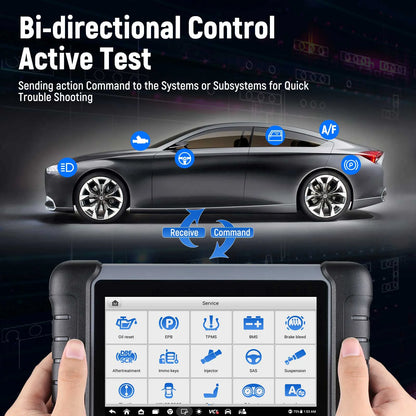Autel MaxiCOM MK808Z-BT Bi-Directional Car Diagnostic Scan Tool