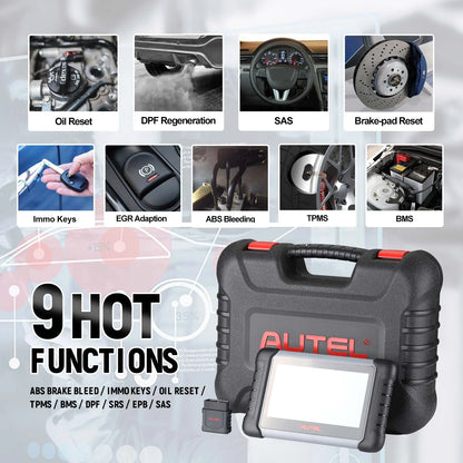Autel MaxiCOM MK808Z-BT Bi-Directional Car Diagnostic Scan Tool