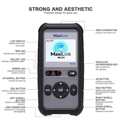 Autel MaxiLink ML529 Scanner Car Diagnostic Tool