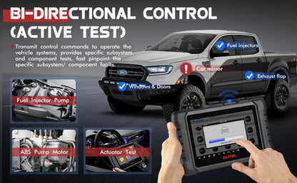 Autel MaxiPRO MP808BT Full System Diagnostic Tool with Complete OBD1 Adapters Support Wireless Upgrade Version of MP808 DS808