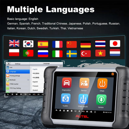 Autel MaxiPRO MP808Z-TS Android 11 Bi-Directional TPMS Relearn Tool