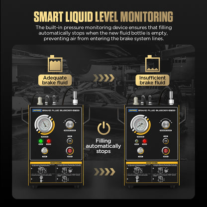 AUTOOL AST603 Automotive Brake Fluid Changer, Pulse 0.5-2.5bar