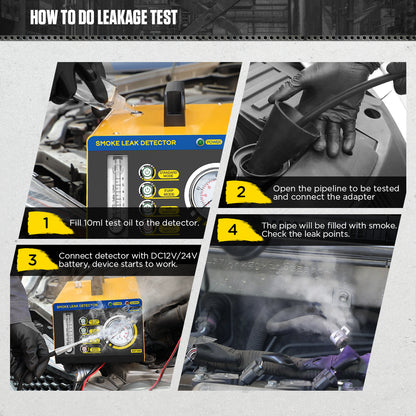 AUTOOL SDT208 Automotive Fuel leakage Diagnostic Tester 2 MODES Car Conduit PIPE System Leakage Tester