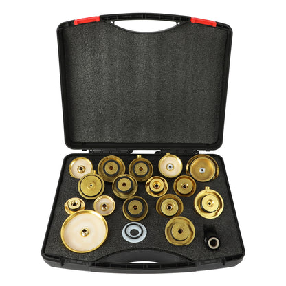 17PCS Brake Bleeder Adapter Set Master Cylinder Bleeder Tool