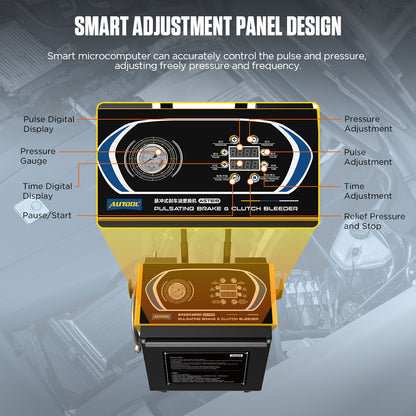 AUTOOL AST618 Brake Fluid Flush 4 Wheel Oil Change