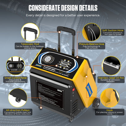 AUTOOL AST618 Brake Fluid Flush 4 Wheel Oil Change