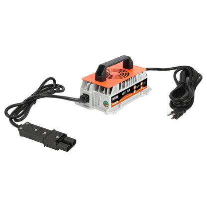 CMTOOL 48V 18A Golf Cart Battery Charger for Club Car, 1250W Smart Automatic Trickle Charger, 3-Pin Round Plug, IP67 Waterproof, for 48V Lead-Acid Batteries