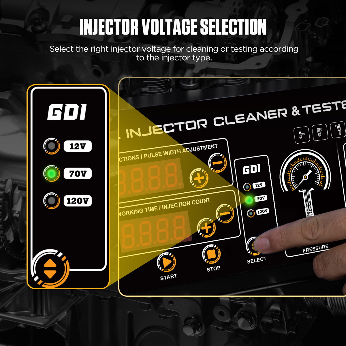 AUTOOL CT400 Fuel Injector Cleaner Tester