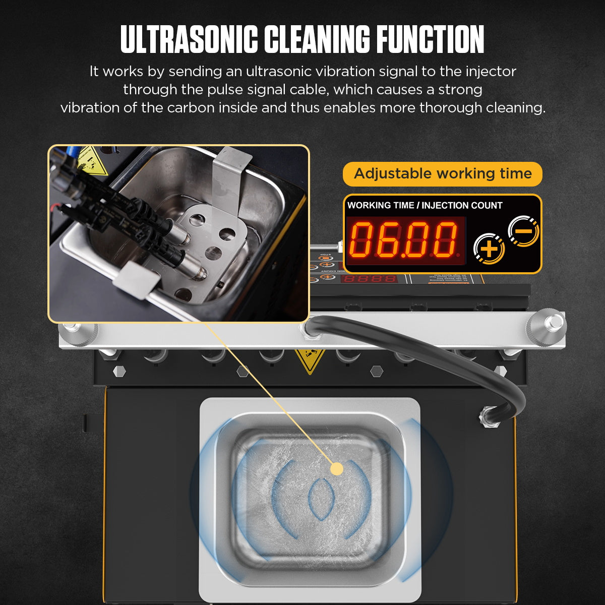 AUTOOL CT400 Fuel Injector Cleaner Tester