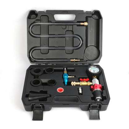 Coolant Vacuum Refill Kit Time-saving Vacuum Coolant Refill Kit Well-sealed Cooling System Vacuum Purge & Refill Kit with Pressure Gauge