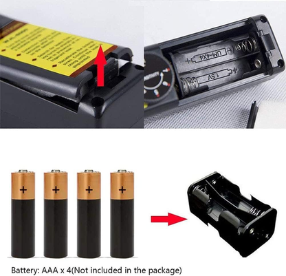 Freon Leak Detector Halogen Gas Sniffer Refrigerant AC Leak Tester R22 R410A R134A R1234YF