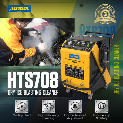 AUTOOL HTS708 Dry Ice Blasting Cleaning Machine