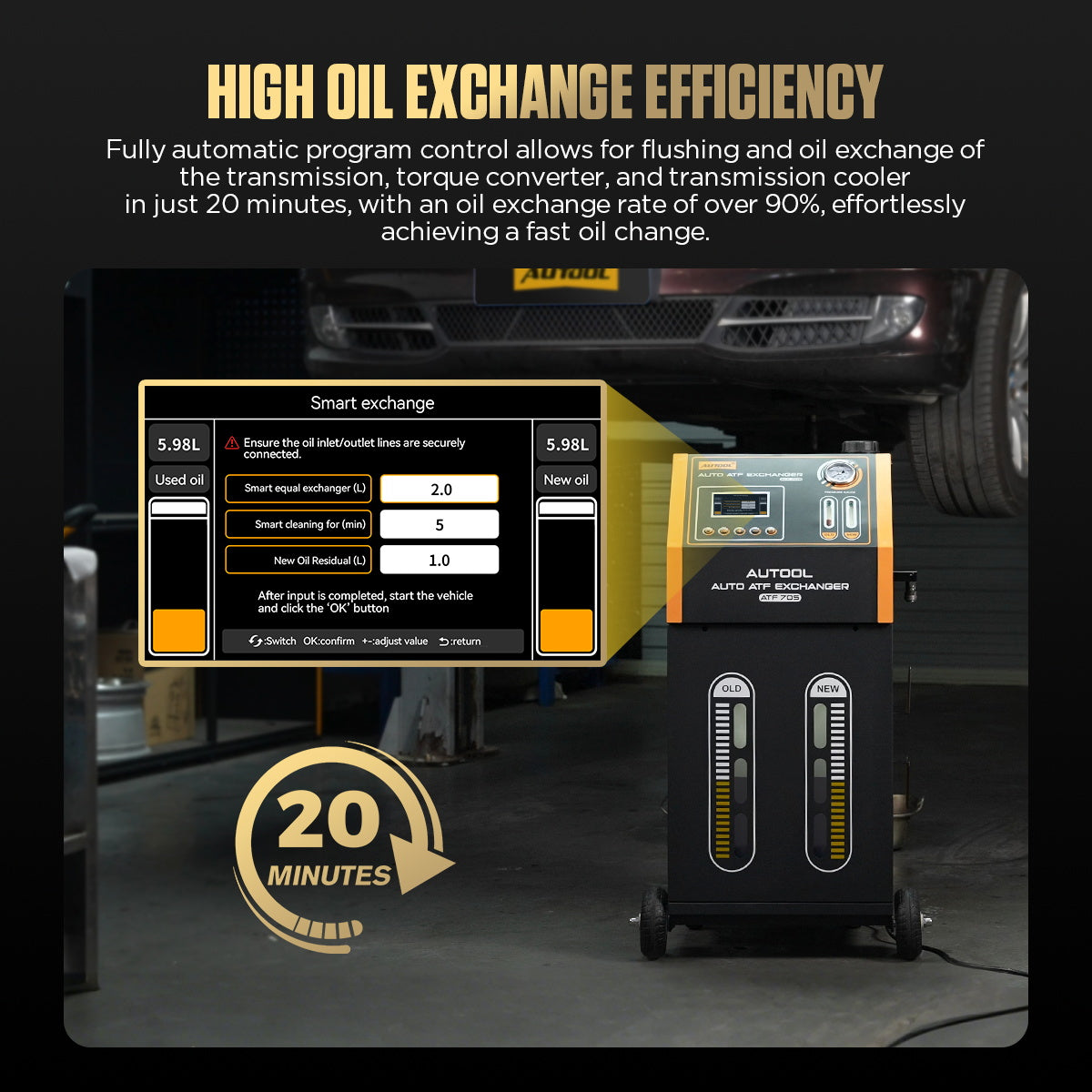 AUTOOL ATF705 Transmission Fluid Exchanger