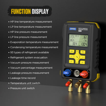 AUTOOL LM150 Digital Manifold Gauges Digital AC Gauges