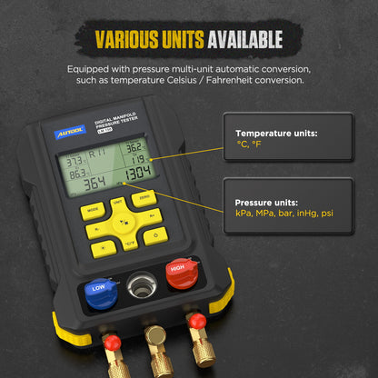 AUTOOL LM150 Digital Manifold Gauges Digital AC Gauges