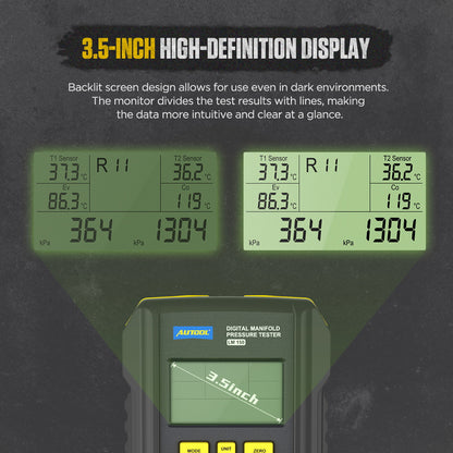 AUTOOL LM150 Digital Manifold Gauges Digital AC Gauges
