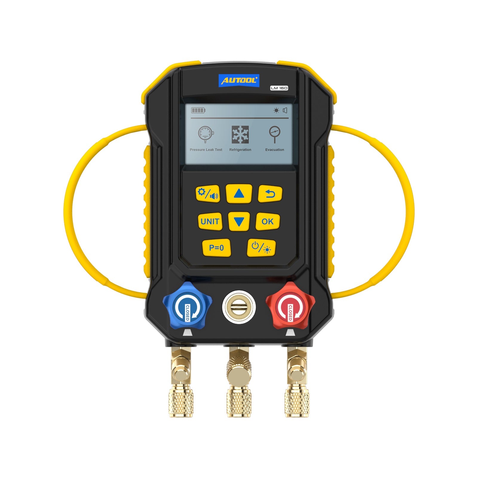 AUTOOL LM160 Refrigerant Leak Detector Digital Manifold Gauges