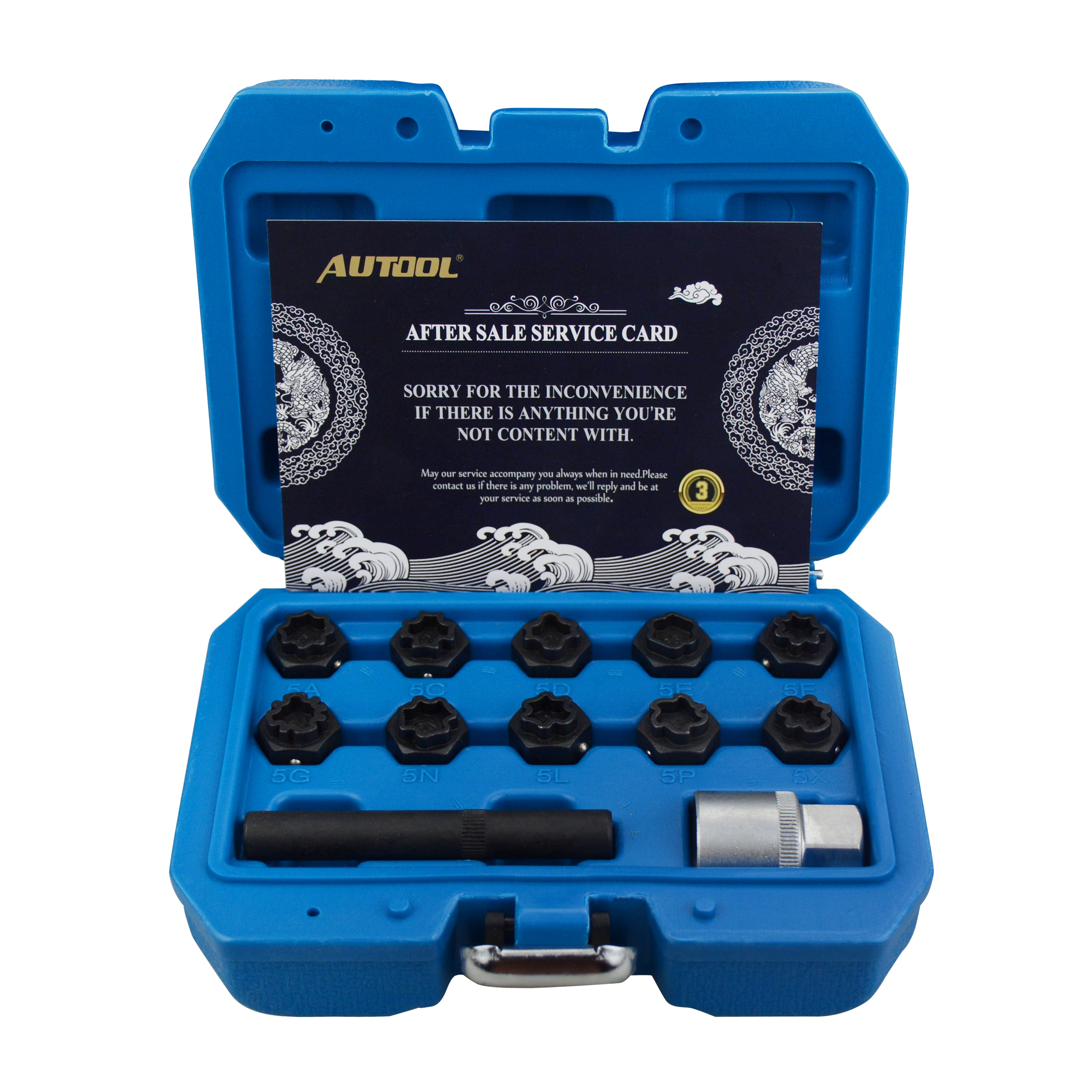 MRCATOOL 12PCS Wheel Lock Removal Tool for Benz