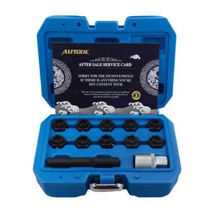 MRCATOOL 12PCS Wheel Lock Removal Tool for Benz