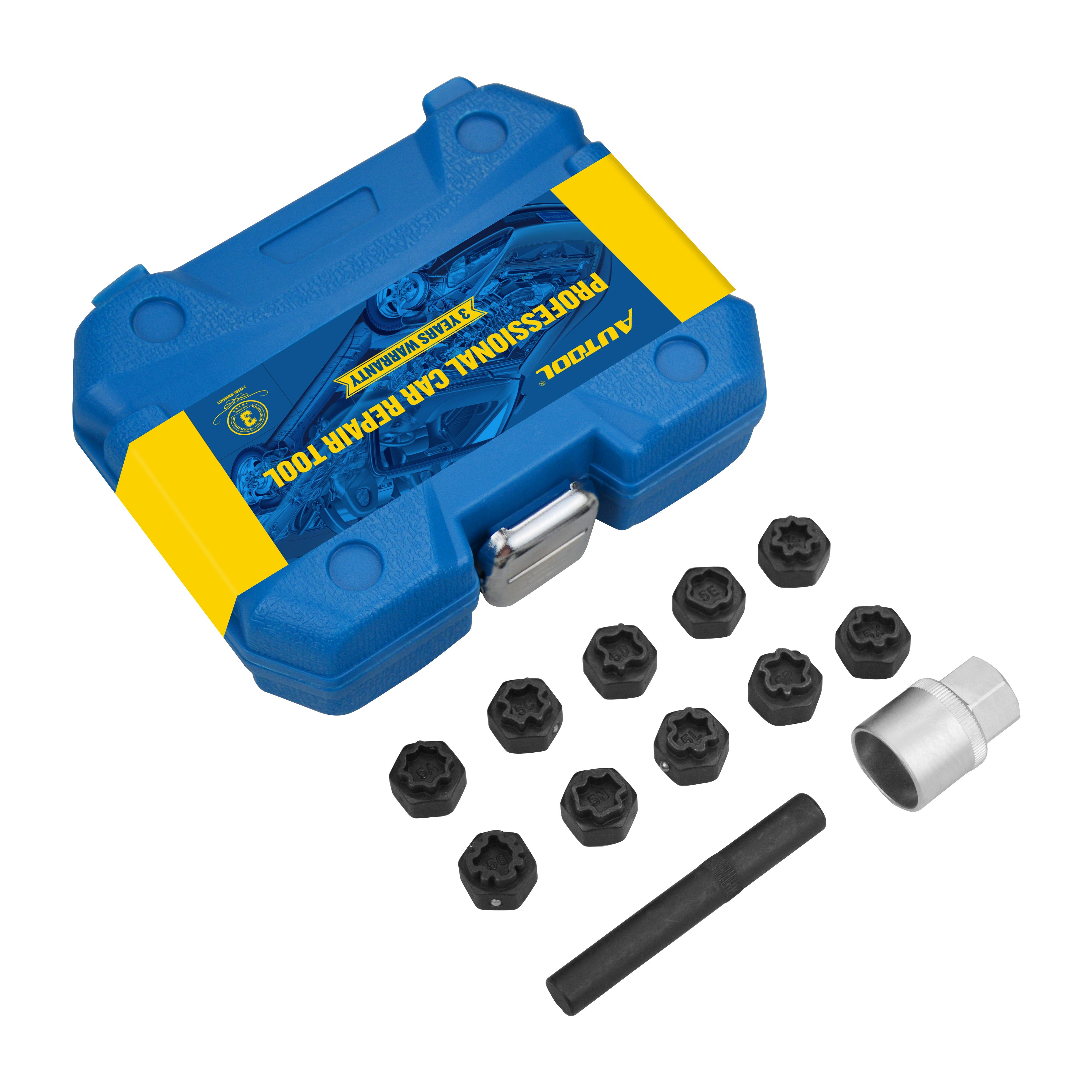 MRCATOOL 12PCS Wheel Lock Removal Tool for Benz