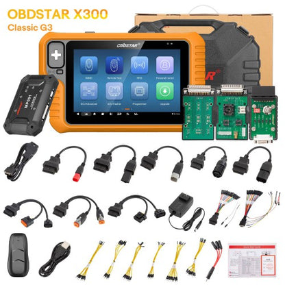OBDSTAR X300 Classic G3 Key Programmer + ECU/TCU/BCM Flasher License with Checksum Correction