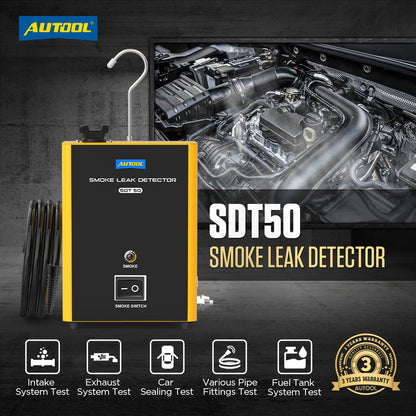 AUTOOL SDT50 Automotive Smoke Machine Car Smoke Tester