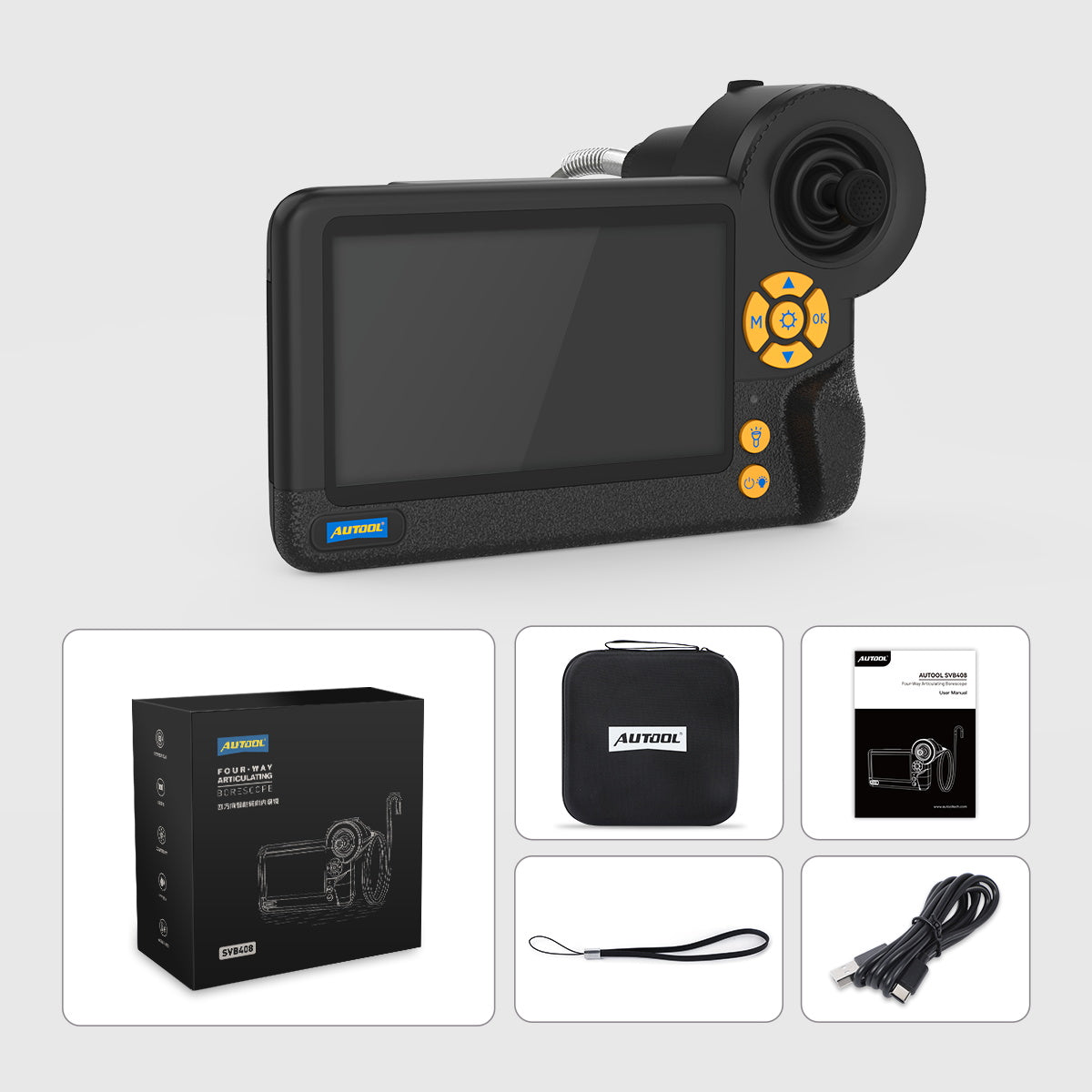 AUTOOL SVB408 Automotive Engine Borescope Camera