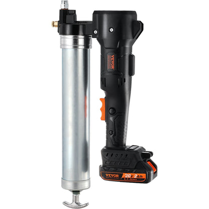 VEVOR Cordless Grease Gun 20V 10,000 PSI 39'' Hose – High-Pressure Electric Grease Gun Kit with Battery, Charger & Carrying Case