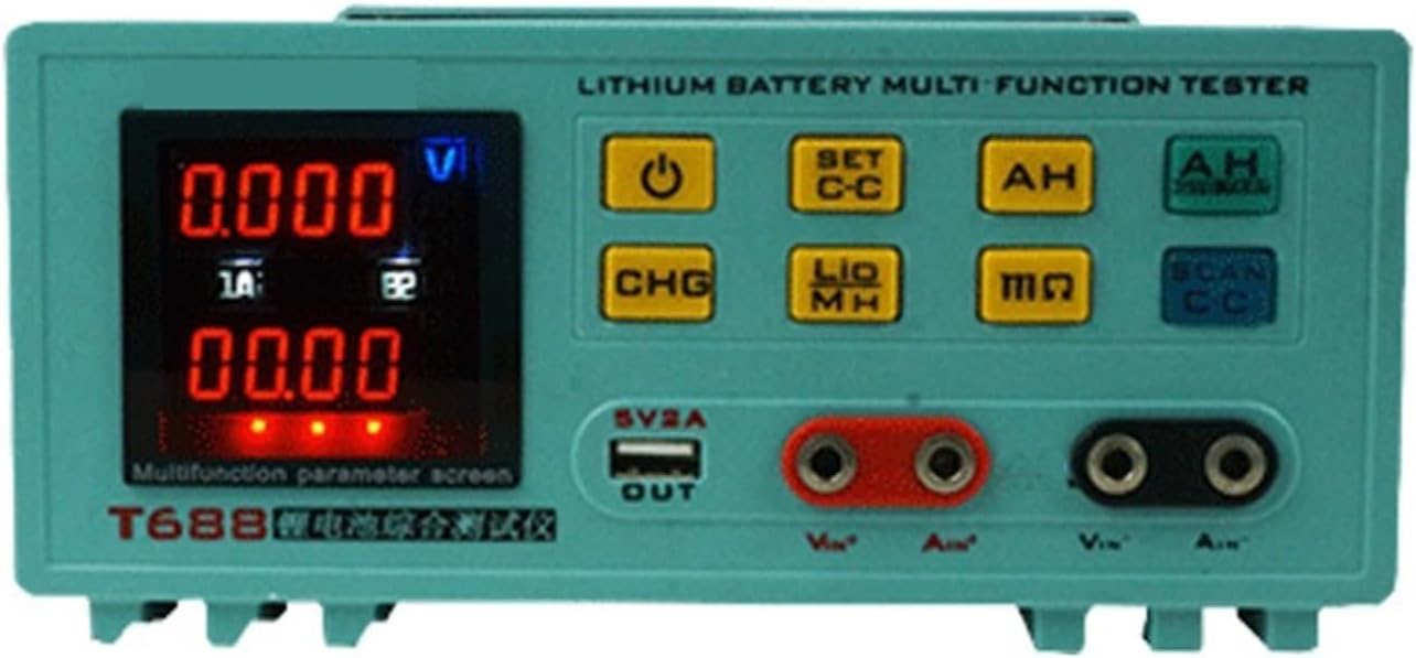 T688 High-Precision Internal Resistance Tester  Lithium Battery Voltage Internal Resistance Tester Detector