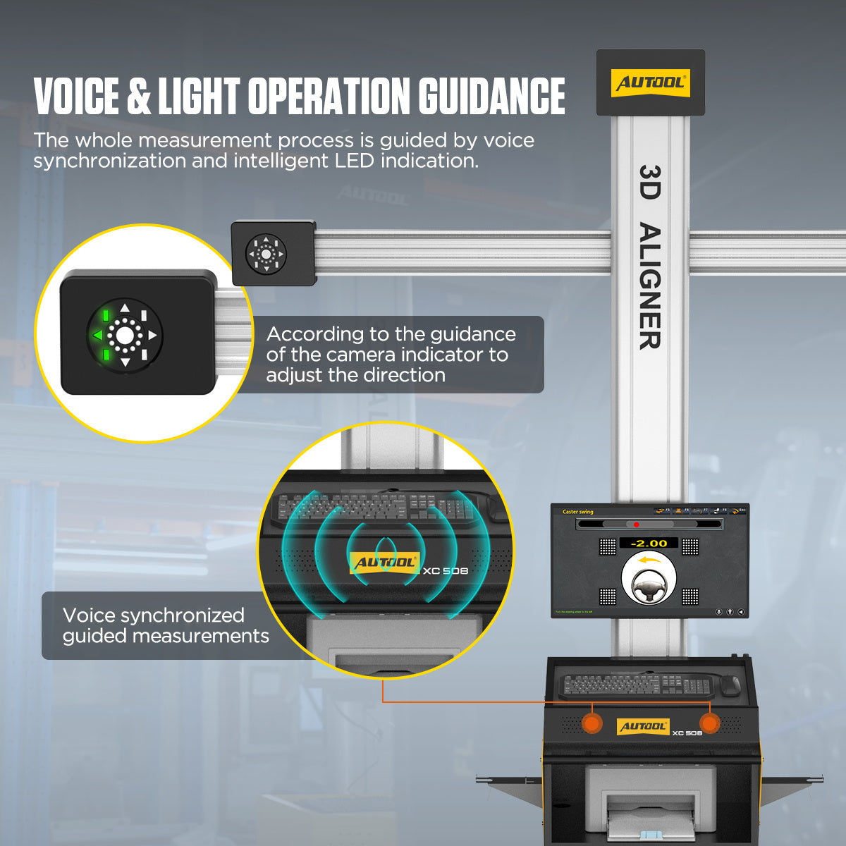 AUTOOL XC508 Wheel Alignment Equipment