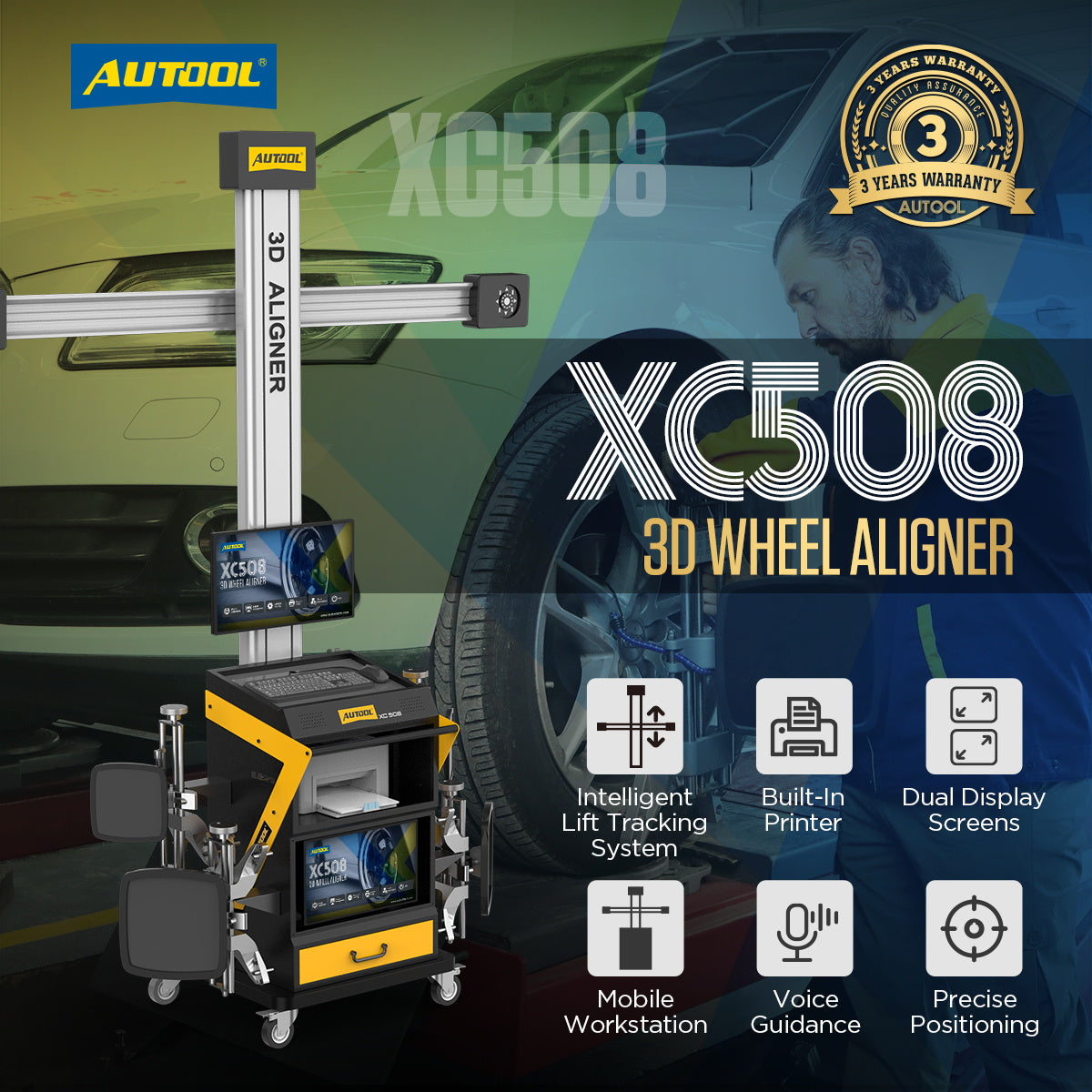 AUTOOL XC508 Wheel Alignment Equipment