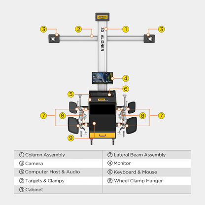 AUTOOL XC505 Wheel Alignment Machine
