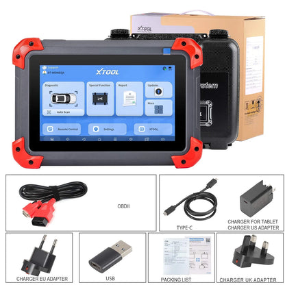 XTOOL D7 Automotive Diagnostic Tool Bi-Directional Support OE-Level  Full System Scan, All Major Vehicles
