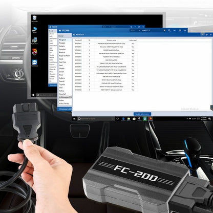 Full Version CG FC200 ECU Programmer with Solder Free Adapters Set 6HP & 8HP MSV90 N55 N20 B48 B58