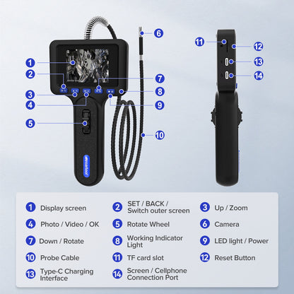 MRCARTOOL N100 Inspection Cameras Pipe Inspection Camera